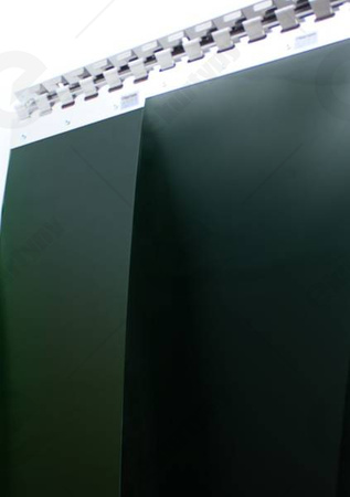 Konfigurator kurtyn paskowych PCV z folii Spawalniczej zielonej matowej