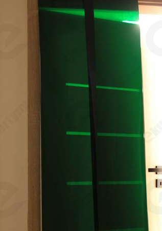 Konfigurator kurtyn paskowych PCV z folii Spawalniczej zielonej przezroczystej